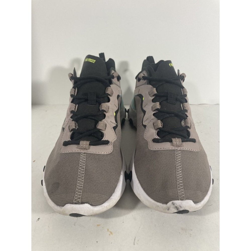Nike React Element 55 Pumice Volt Green Black Running Shoes BQ6166-201 Men’s Sz9